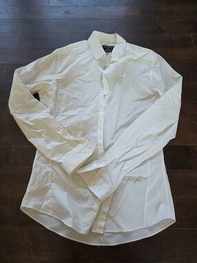 TOPMAN Muscle Fit White Dress Shirt – Men’s Small